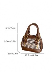 New Mini Handbag Shell Shape Cute Fashionable Compact Crossbody Bag Versatile Evening Clutch Accessory Pouch Lipstick Case Coin Purse Small Mini Bag