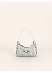 1pc Cute Girl Bow Decor Baby Mini Handbag
