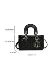 New European And American Style Embroidered Strap Charm Handbag Shoulder Bag Phone Crossbody Purse