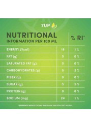7UP  Carbonated Soft Drink  Plastic Bottle  2.28L