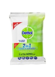 DETTOL ANTIBACTERIAL WIPES 10S