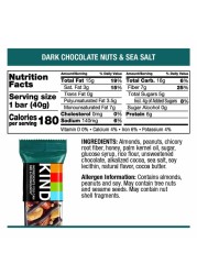 Be-Kind Nuts and Sea Salt Dark Chocolate Bar, 30g Pack of 3