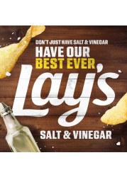 Lay&#39;s Salt And Vinegar Flavoured Potato Chips 12g Pack of 21
