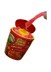 Alien&#39;s Sour Strawberry Flavour Jelly Stick with Liquid Candy, 96g