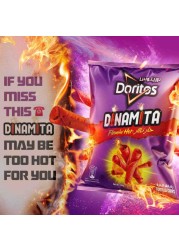 Doritos Flamin&#39; Hot Dinamita Chips Tortilla Spicy Nachos 145g