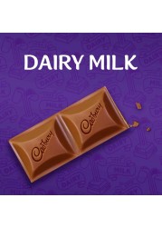 Cadbury Dairy Milk Plain Milk Chocolate Bar 90g Pack of 3