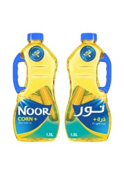نور زيت ذرة بلس النقي 1.5 لتر حزمة من 2