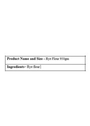 Uvelka Rye Flour 950g