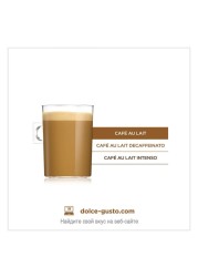 Nescafe Dolce Gusto Cafe Au Lait Coffee Capsules 30 Capsules