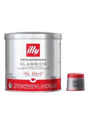 Illy Blend Classico Roast Espresso Coffee Capsules 21 Capsules 140.7g