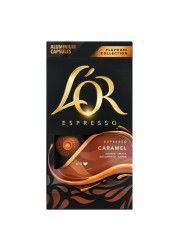 L&#39;Or Flavours Collection Espresso Coffee Capsules Caramel Flavour 52g