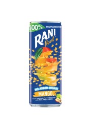 Rani Float Mango Peach Grape Apple Pear Mixed Fruit Drink No Added Sugar 240ml Pack of 6