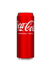 Coca-Cola Original Taste Carbonated Soft Drink Can 330ml