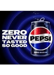 Pepsi Zero Cola Beverage Cans 155ml Pack of 15