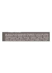 Tess Banana Split Black Tea Banana and Strawberry 20 Tea Bags