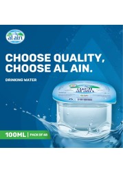 Al Ain Low Sodium Drinking Water Cups 100ml Pack of 48