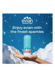 evian Sparkling Carbonated Natural Mineral Water 330ml