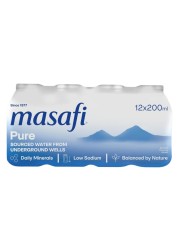 Masafi Pure Drinking Water 200ml Pack of 12