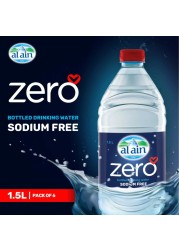 Al Ain Zero Sodium Free Drinking Water 1.5L Pack of 6