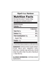 Rips Rainbow Bite-Size Licorice Candy 113g