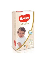 Huggies Extra Care Diapers Size 4 8-14kg Jumbo Pack 68 Diapers