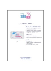 Sebamed Extra Soft Baby Cleaning Wipes White 72 Wipes Pack of 4