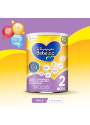 Bebelac Nutri 7-In-1 Stage 2 Based On Cow&#39;s Growing-Up Formula Milk 6 To 12 Months 800g