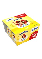 Safio Immunity Booster Banana Flavoured Yoghurt 110g Pack of 4