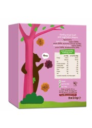 Bear Paws Apple And Blackcurrant Pure Fruit Snacks 20g Pack of 5