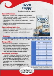 OZZO Puppy Premium Dry Food &ndash; Complete Nutrition for Growing Puppies, Rich in Omega Fatty Acids and Beta-Glucans 1 Kg