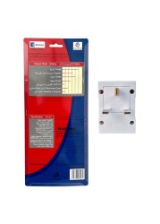 Sirocco 3-Way Extension Socket with Cable W1003S 2m and Adaptor