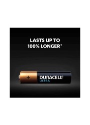 Duracell AAA Alkaline Battery 1.5V Black 8 Battery