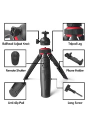 عام-20cm / 8INCH سطح المكتب LED حلقة ضوء التعبئة في مصباح 3200K-5600K عكس الضوء USB تعمل بالطاقة مع ميني ترايبود حامل حامل الهاتف عن بعد مصراع ليوتيوب تسجيل فيديو بث الصور الشخصية للماكياج
