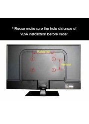Generic-Dual arms Monitor Arm Television Screw Bracket Multi-directional Motion 26&#39;&#39;-55&#39;&#39; 22&#39;&#39;-50&#39;&#39; LCD LED Monitor Holder Arm Mount Bracket Loading 30-45kg Easy Installtion