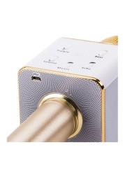 Generic Portable Wireless Karaoke Microphone Gold