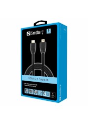 Sandberg 8K HDMI 2.1 Cable 1m Black