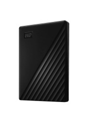 دبليو دي ماي باسبورت قرص الصلب الخارجي USB 3.2 Gen 1 بسعة 1 تيرابايت - أسود