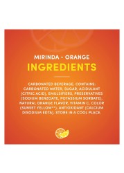 Mirinda Orange Carbonated Soft Drink 295ml Pack of 8
