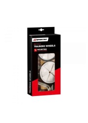 Spartan Mounting Bicycle Adjustable Training Wheels SP-9035 White 12-20inch