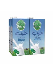 لاكتو بارن حليب مبستر كامل الدسم طويل الأجل 1 لتر حزمة من 4