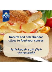 Puck Cheddar Natural Cheese Slices, 150g