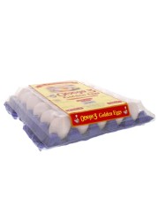 Al Jazira Golden Eggs Omega 3 Medium White 30 PCS