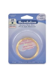 Beadalon German Style Wire Square Gold 24 Gauge51 mm4 m131 ft