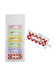 Aiwanto 6Pcs Kids Hair Clips Children Girl&#39;s Hair Clips Hair Pins