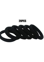Generic - 20 Pcs Girl Elastic Hair Ties Band Rope Ponytail Bracelet Rubber String