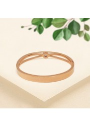 JANNAH Women&#39;s Fashion Bracelet | Pearl Design Thin Cross Bangle with Cubic Zirconia Inlaid Bangle Jewelry Gifts for Women Ladies