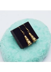 Aiwanto Small Hanging Earring for Daily Wear Office Party Earring (Gold)