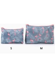 3Pcs Cosmetic Pouch Set Makeup Bag Wash Bag PVC Waterproof Cosmetic Pouch Travel Carrying Case with Print