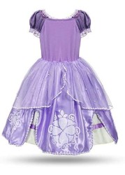 Aiwanto Dress for Girl's Princess Dress for Girl's Party Wear children Dress(130cm)