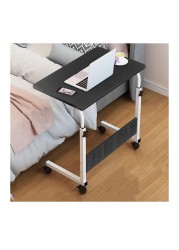 Portable Adjustable Tray Table Laptop Desk Computer Table Height Adjustable Portable Laptop Desk Rotate Laptop Bed Table Can Be Lifted Standing Desk Folding Computer Dinner Coffee Table Cart